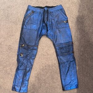 Robin's Jean Metallic Blue Cargo Pants